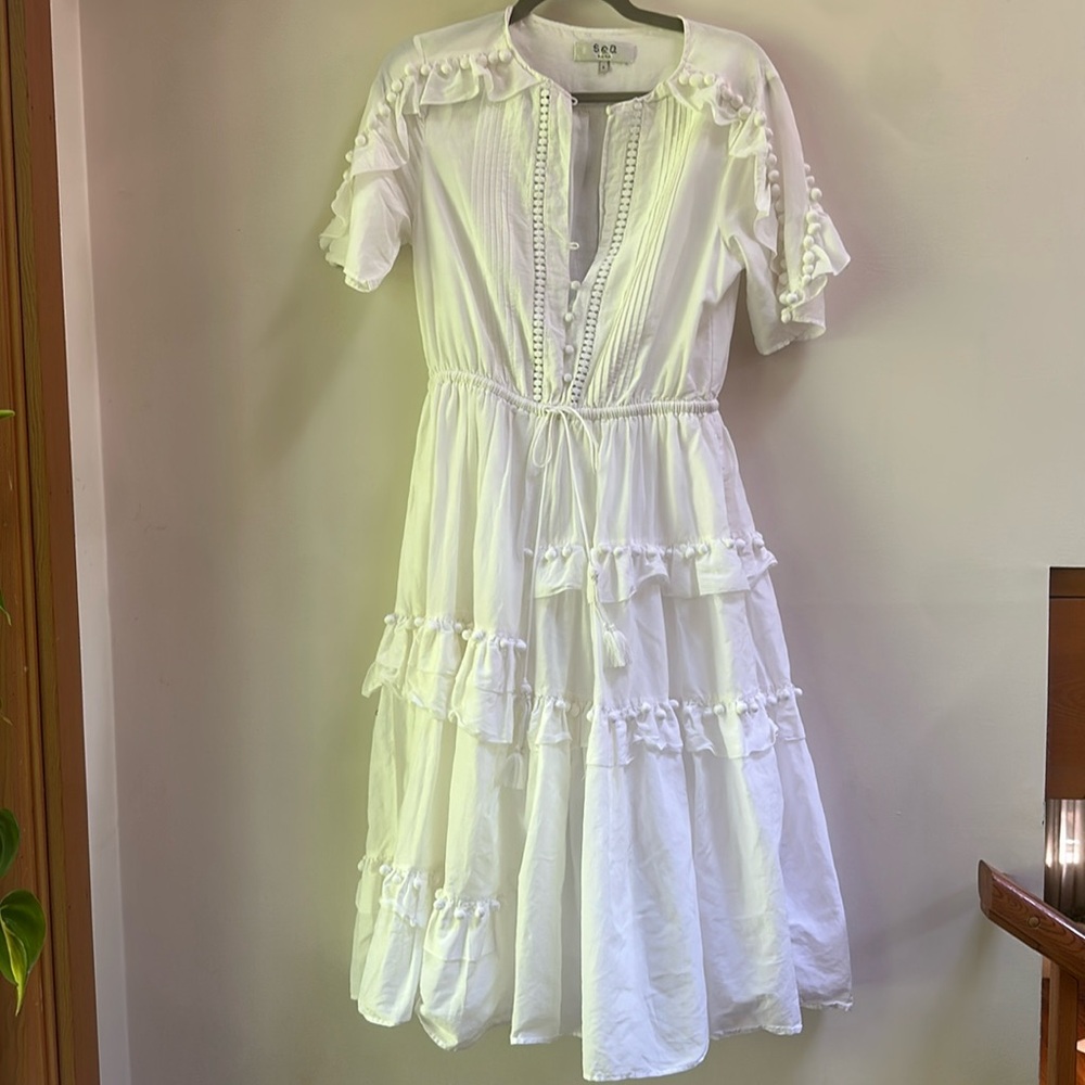Sea Pom Pom dress - Picture 2 of 6